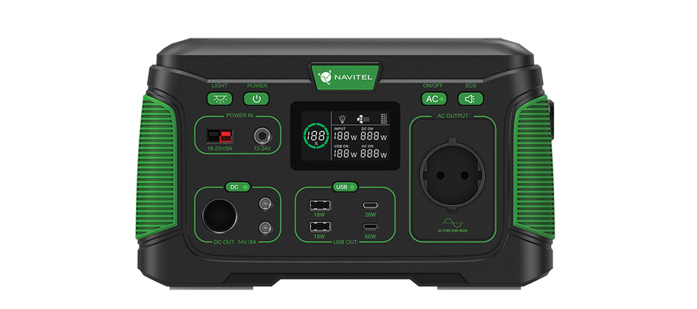 Портативная станция питания NAVITEL NS500, 500 Вт