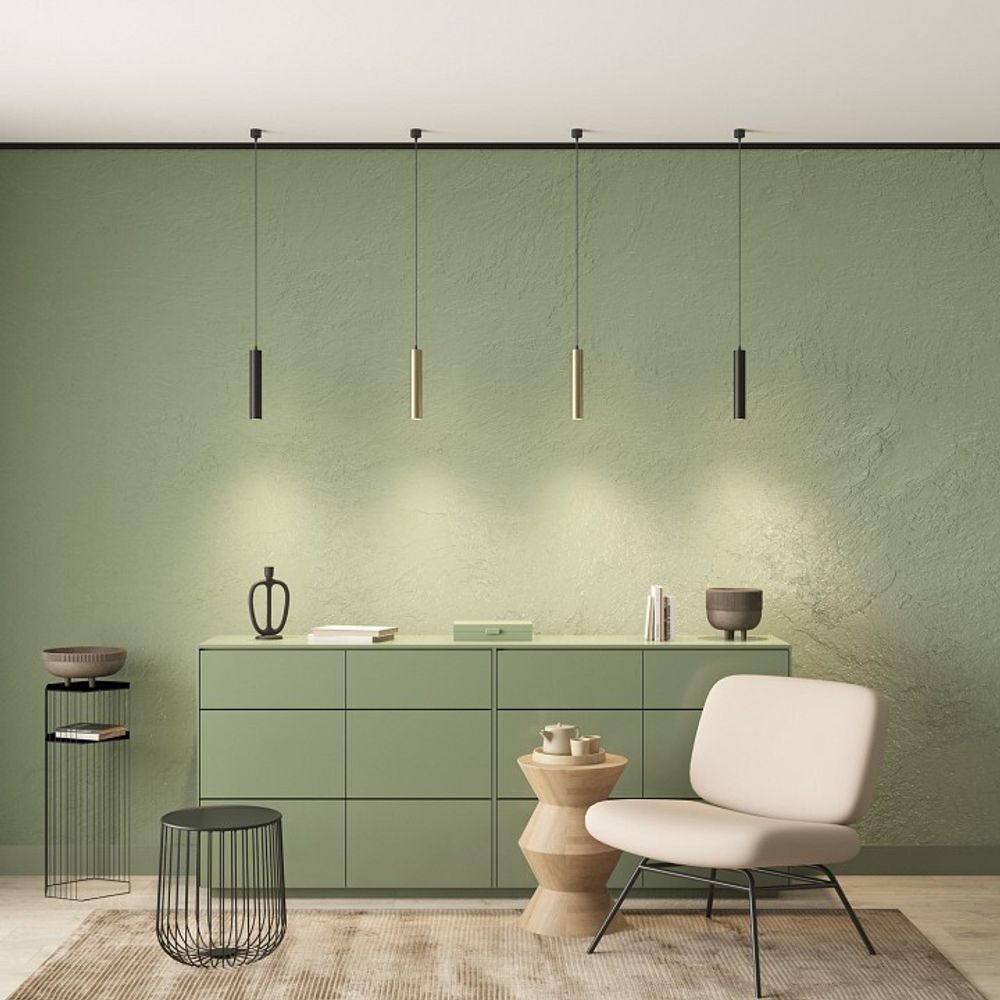 Подвесной светильник Denkirs TUBE DK4050-BK