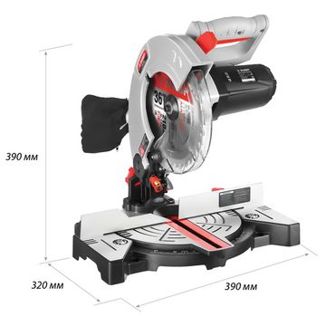 Пила торцовочная "ЗУБР" ЗПТ-210-1400 Л