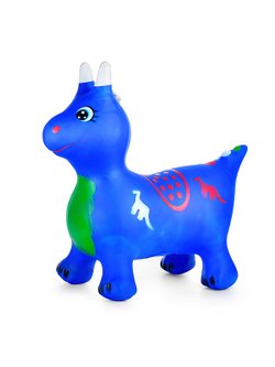 Прыгун надувной Дино (синий цвет)