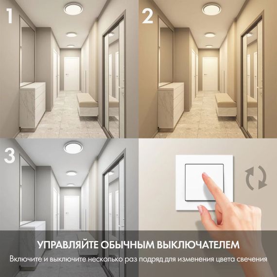 Потолочный светодиодный светильник Denkirs DK6515-WH/1