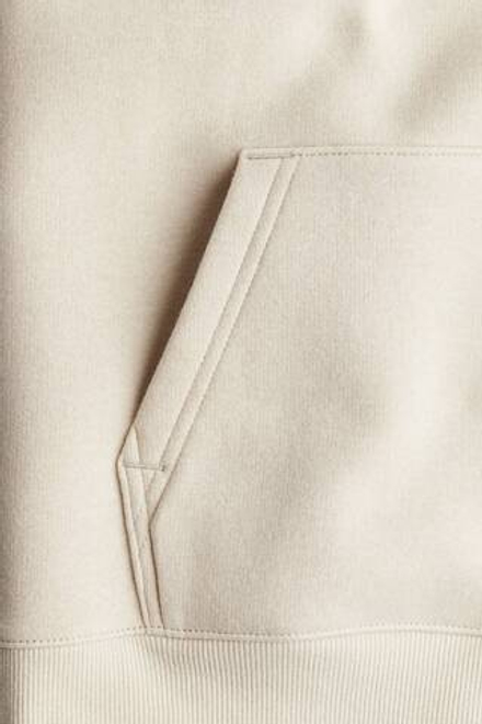 H&M Толстовка с капюшоном, светло-бежевый