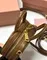Мини сумка MIU MIU из натуральной кожи в коричневом цвете