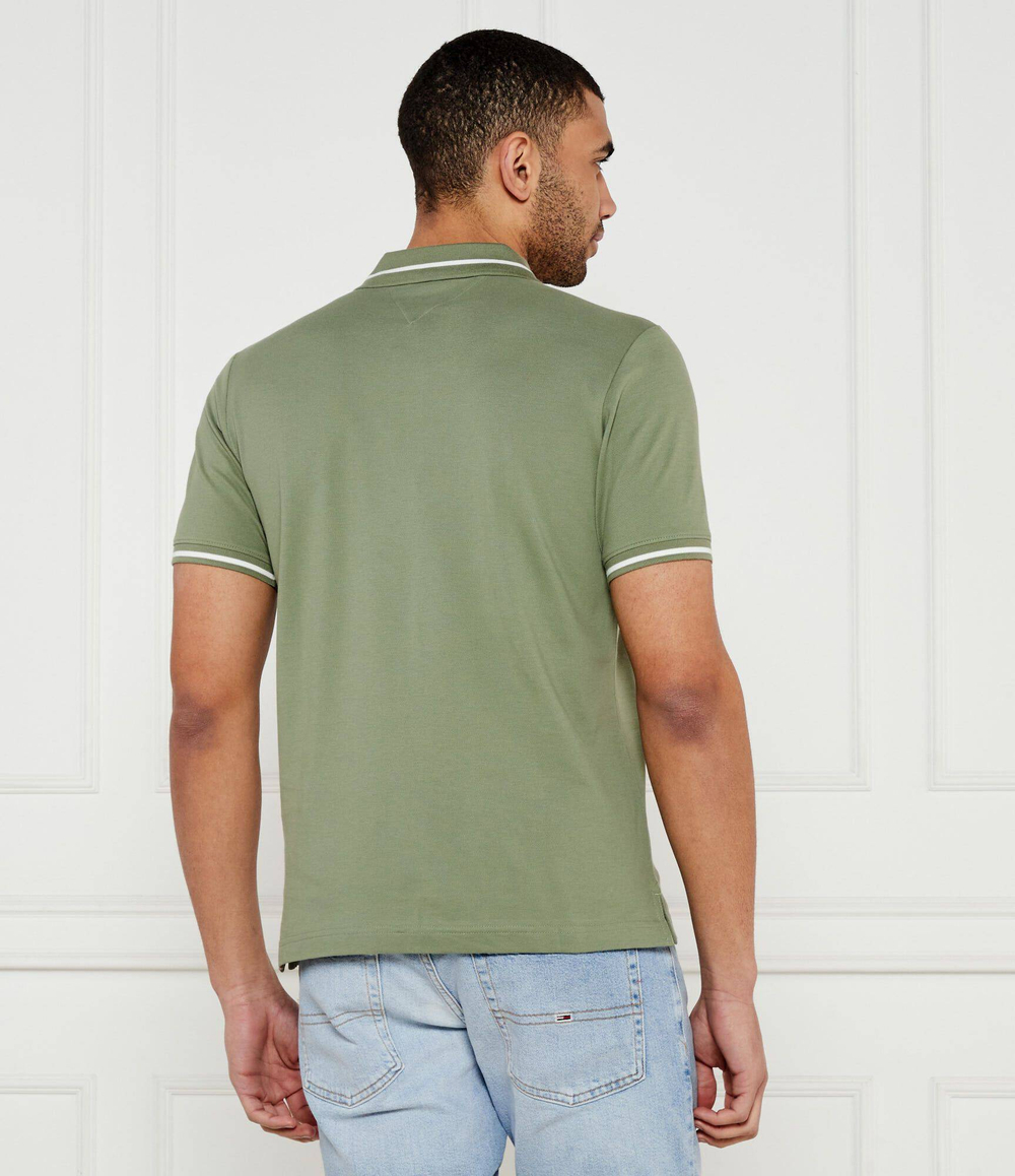 Поло Tommy Jeans - зеленый(DM0DM20745)