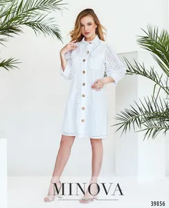 Платье 3147-белый Minova