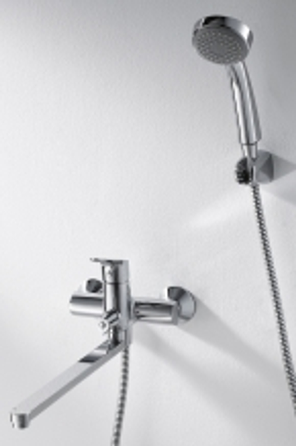 СМЕСИТЕЛЬ ДЛЯ ВАННЫ ИЗЛИВ 300 ММ И АКСЕССУАРАМИ BRAVAT DROP F64898C-LB