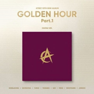 Альбом ATEEZ - GOLDEN HOUR : Part.1 10th Mini Album DIGIPAK RANDOM Version