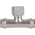 ROMMER Тройник с ВР 18x1/2" из нержавеющей стали прессовой