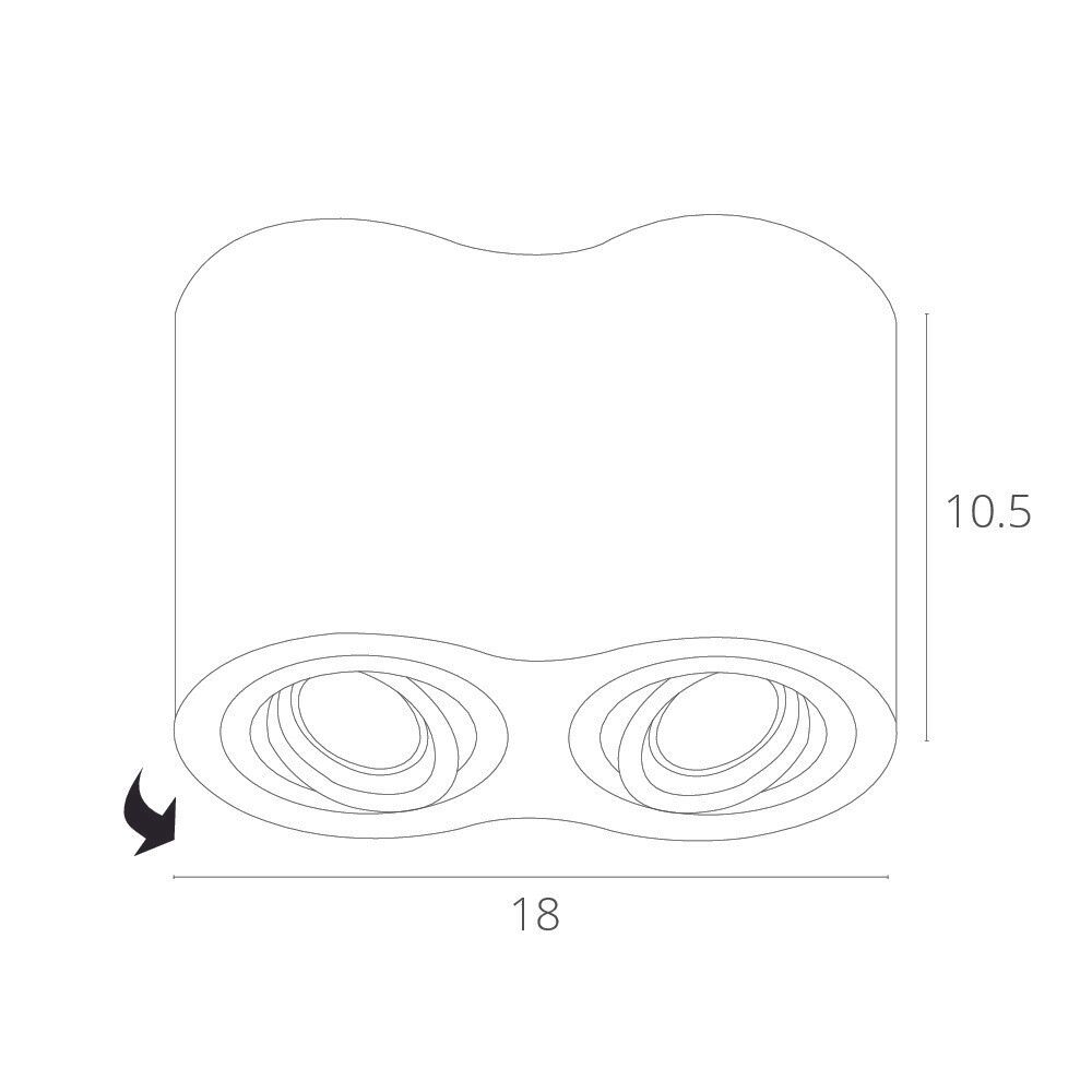 Точечный накладной светильник Arte Lamp