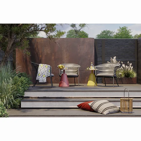 Плетеный стул Haugen, серый