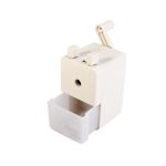 Точилка механическая Alingar, прямоугольная, 1 отверстие, белая, пластиковый корпус, индивидуальная упаковка, 95*50*90