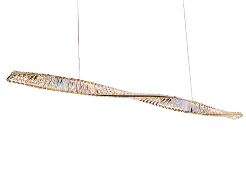 Подвесной светодиодный светильник Newport CRYSTAL 8244N/160 gold, М0071057