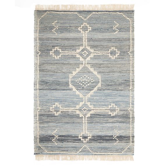 Ковер из шерсти и денима jammu из коллекции ethnic, 120х180см