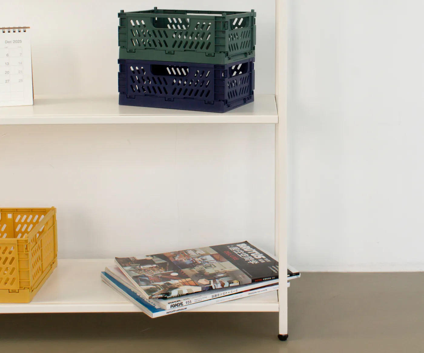 Стеллаж металлический 75х80х25, молочный