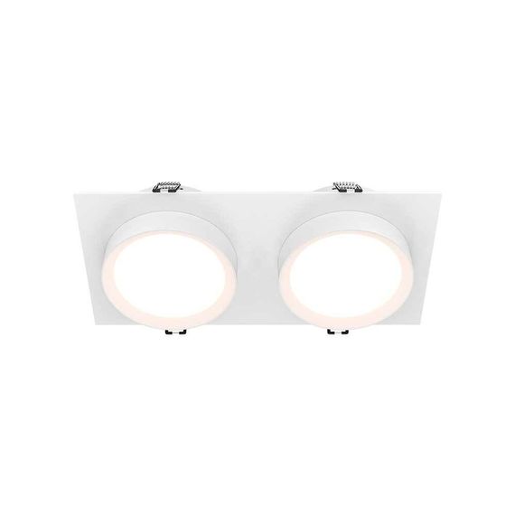 Встраиваемый светильник Maytoni Technical Hoop DL086-02-GX53-SQ-W