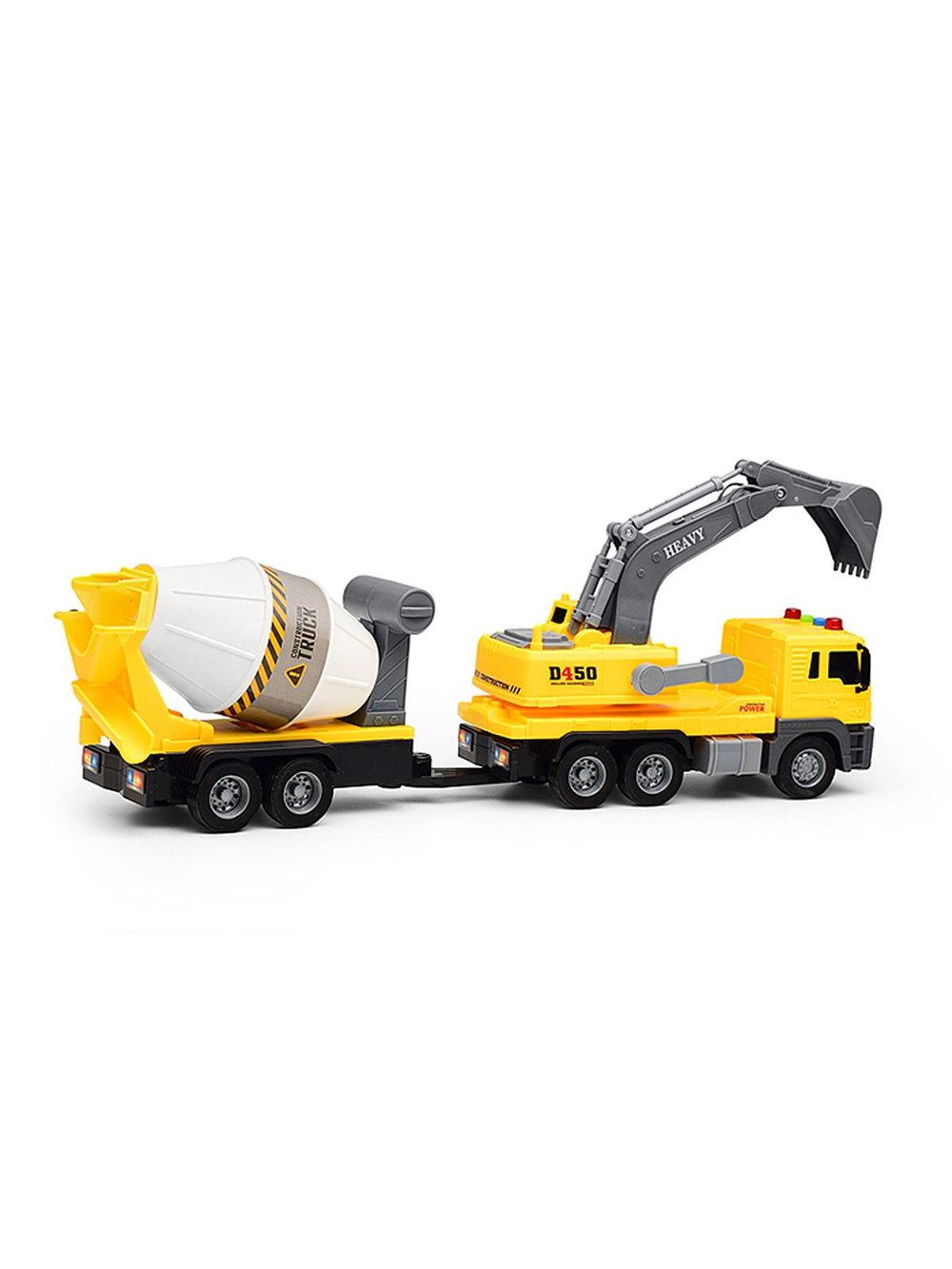 Игровая машинка Экскаватор с бетономешалкой (JS152)
