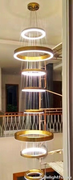 люстра  Light Ring Lamp by HENGE style ( 7 rings )
