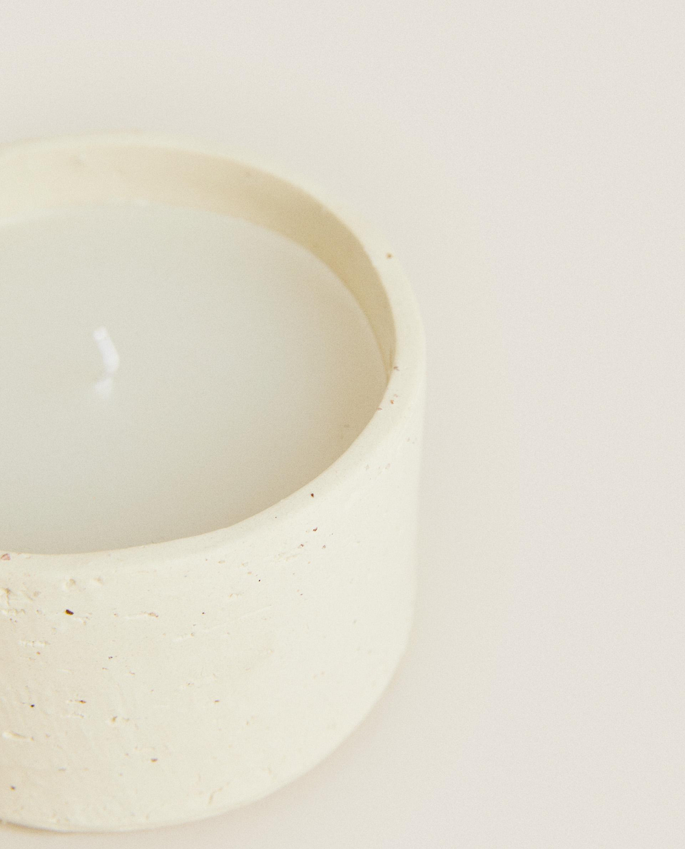 Декоративная свеча Zara Home, 8х14х14 см, керамика, 6361/065