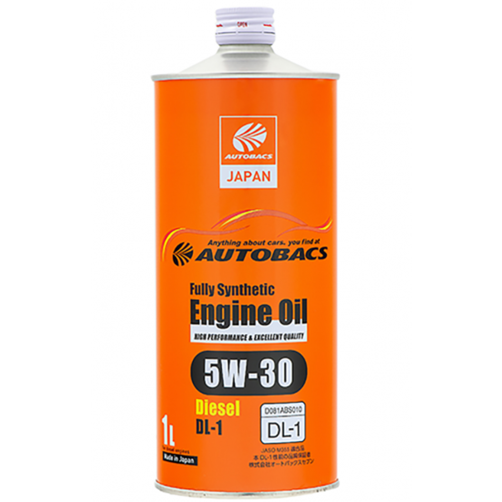AUTOBACS Fully Synthetic 5W-30 DIESEL DL-1 Масло моторное синтетическое