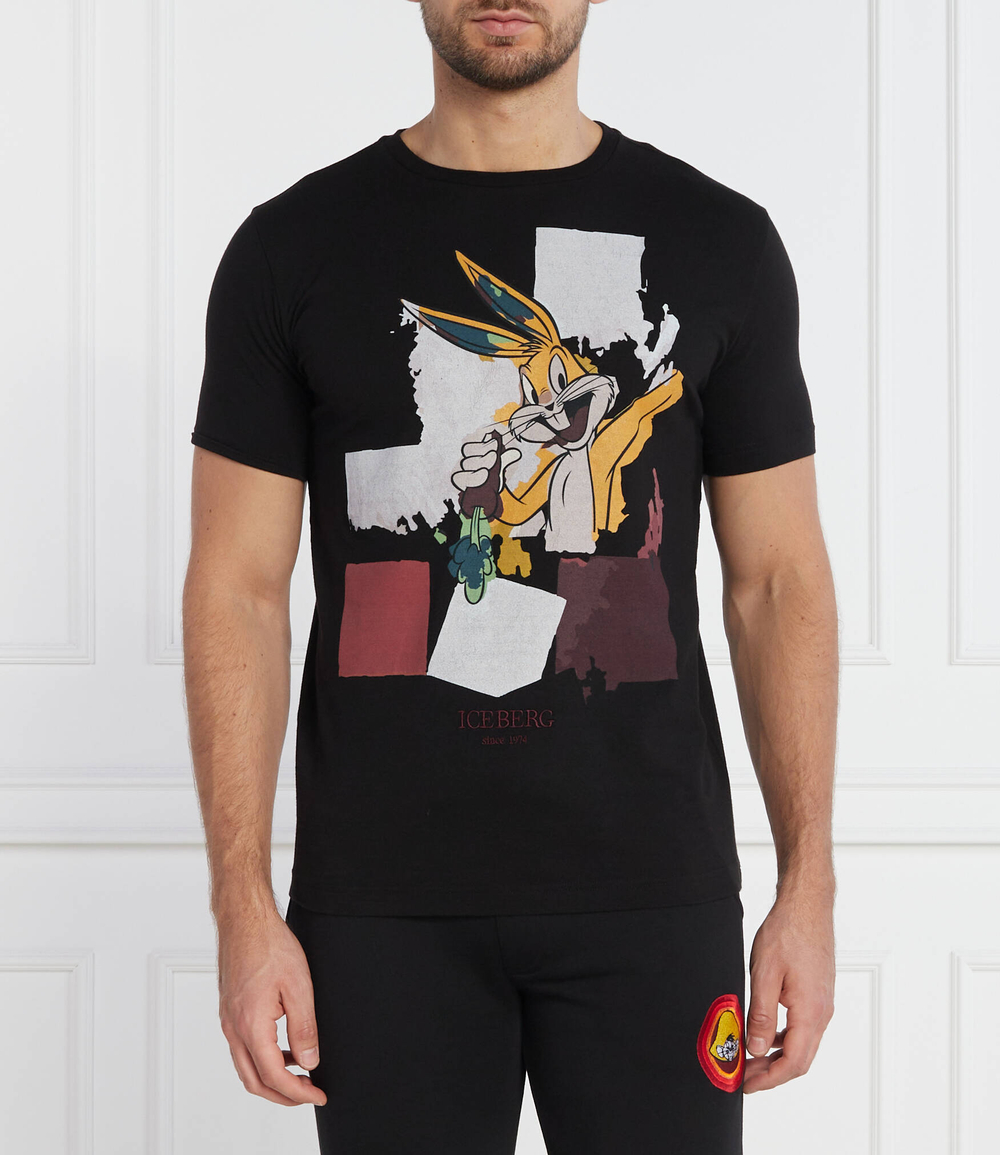 Футболка Iceberg - черный(235 I1P F01E 6318)