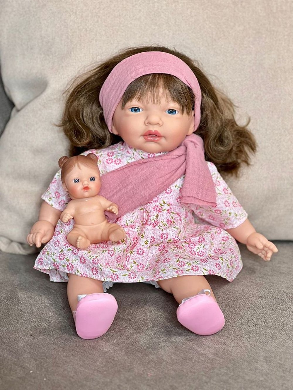 Кукла Nines 40см мягконабивная в пакете (N1610K)