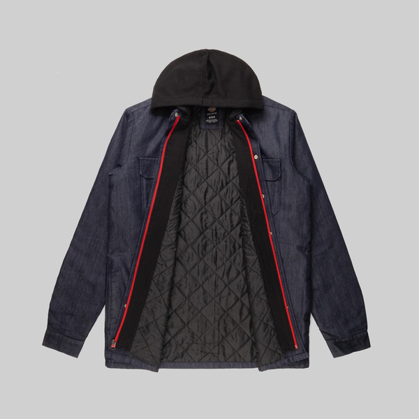 Куртка мужская Dickies Skateboarding Denim Shirt Jacket артикул:TJSK6-blue - купить в магазине Дайс