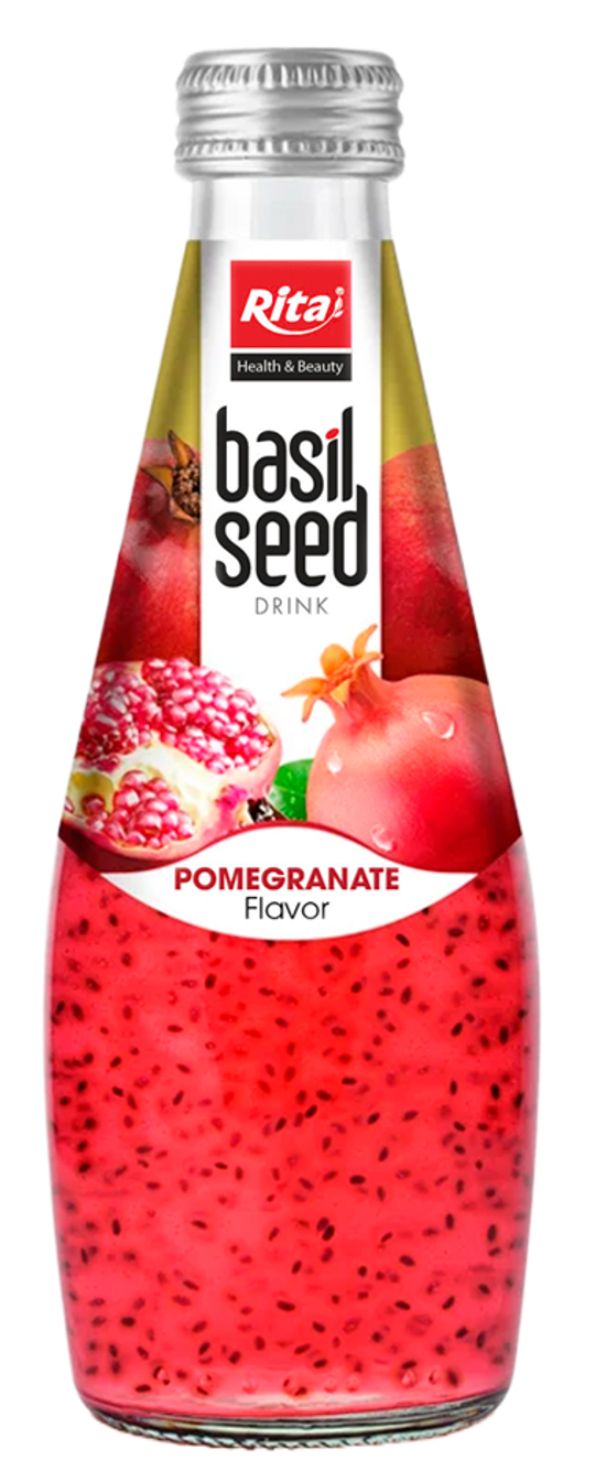 Напиток RITA с гранатовым соком и семенами базилика "BASIL SEED JUICE DRINK"