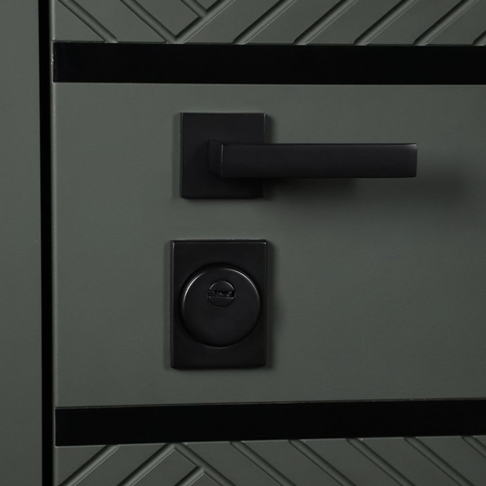 Стальная дверь «Малахит». Заказная модель.