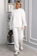 Костюм хлопковый Эко-стиль (белый) К14287-4М LT Collection