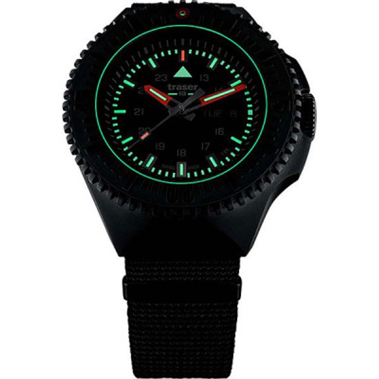 Швейцарские тактические часы Traser P69 Black Stealth Green 109858