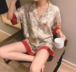 Пижама ш/в шорты+рубашка 3908