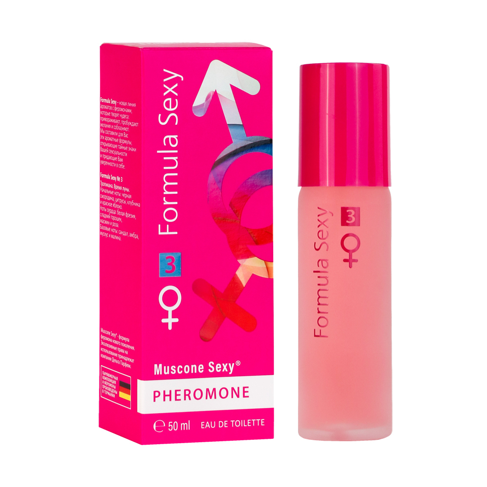 Вода туалетная с феромонами Formula Sexy №3 (Формула Секси №3) edt - 50ml for women