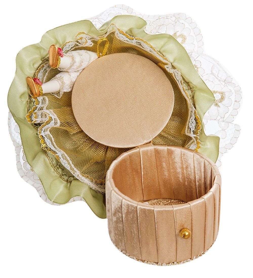 Народные промыслы RK-730/1 Кукла-шкатулка «Дама в шляпке»