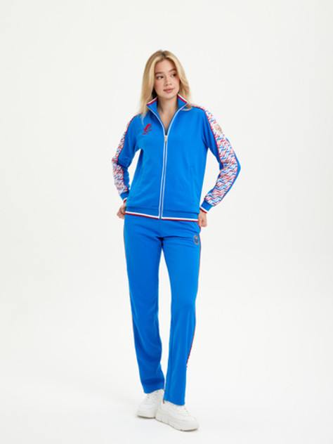 Спортивный парадный костюм Россия для гимнастики для девочек и женщин, синий Forward by Viner