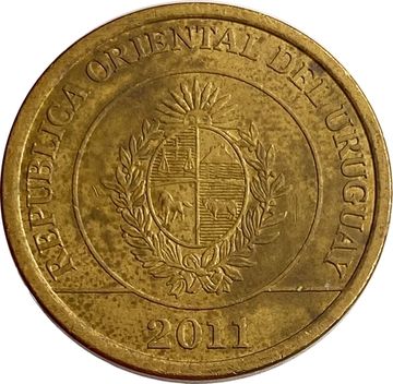 2 песо 2011 Уругвай