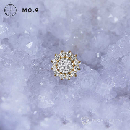 Sunflower Crystal PVD Yellow