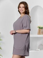 Блузка Вуаль-4 Виотекс СЕРЫЙ