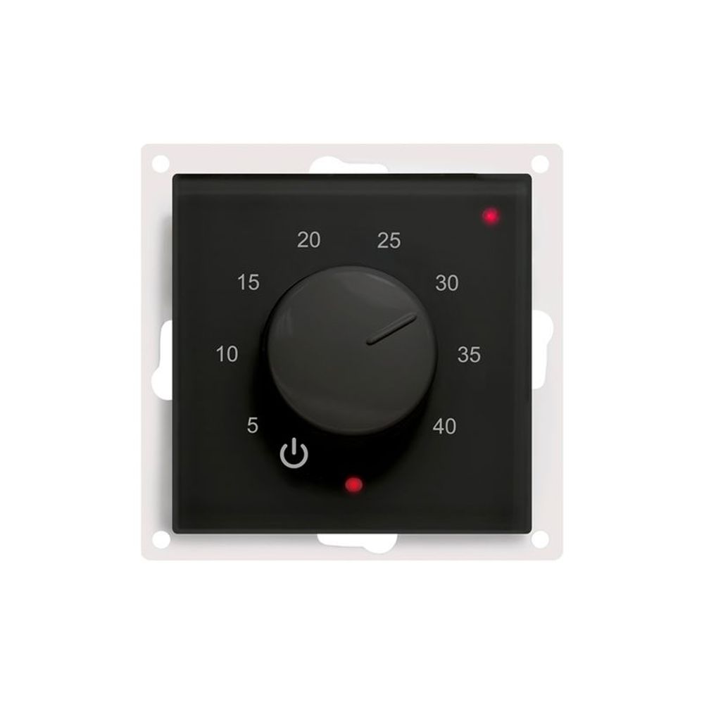 Терморегулятор AtlasDesign ТРk 1 3,5 кВт черный Терморегулятор AtlasDesign ТРk 1 3,5 кВт черный