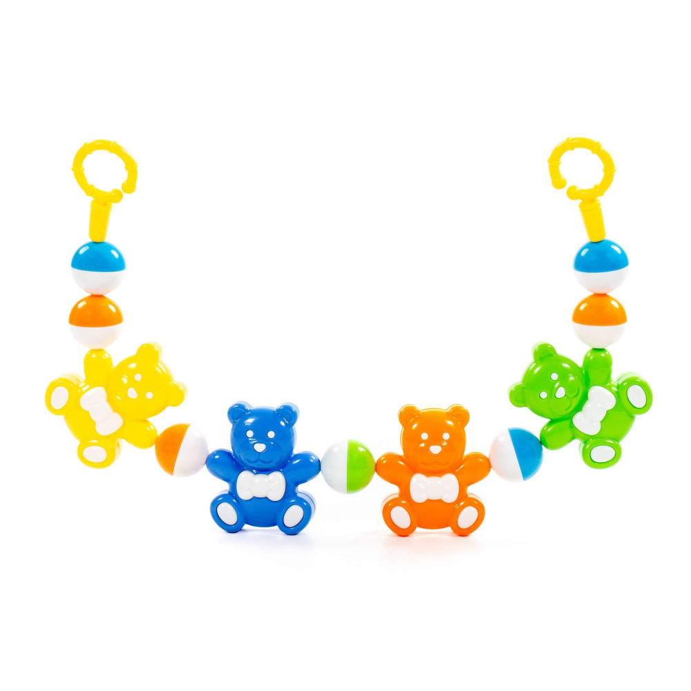 71583 Погремушка-подвеска "Веселые мишки" 57 см