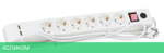 Сетевой фильтр Buro BU-SP1.8_USB_2A-W белый