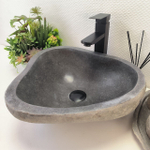 Раковина из речного камня RS-63886 (43*39*15) 0120