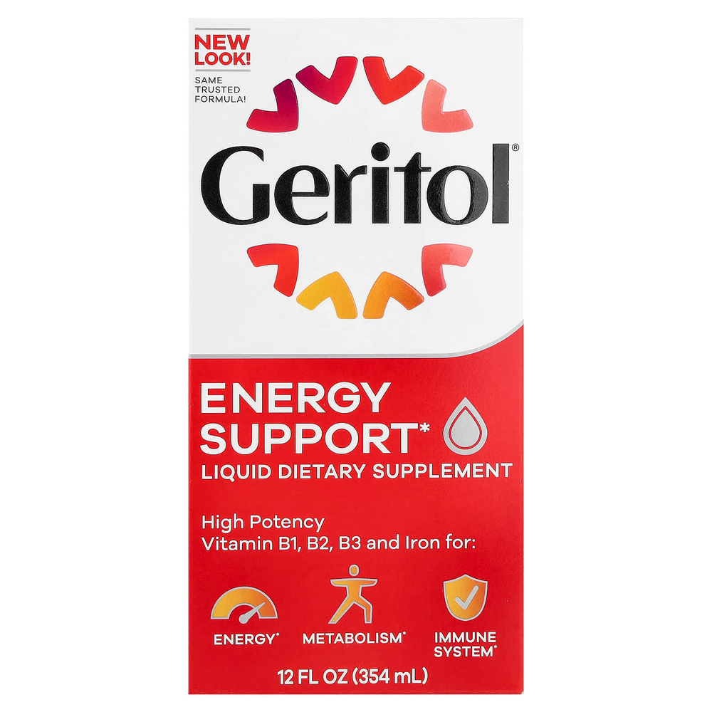 Geritol, жидкая добавка для поддержки энергии, 354 мл (12 жидк. унций)