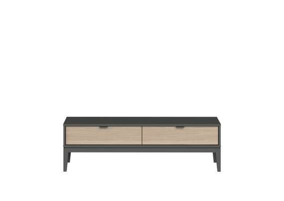 Тумба Fjord 2 ящика напольная (темно-серый)