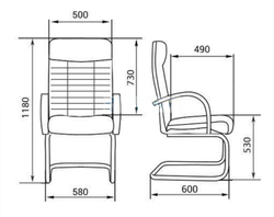 Кресло для руководителя АТЛАНТ СТАНДАРТ КОНФЕРЕНЦ