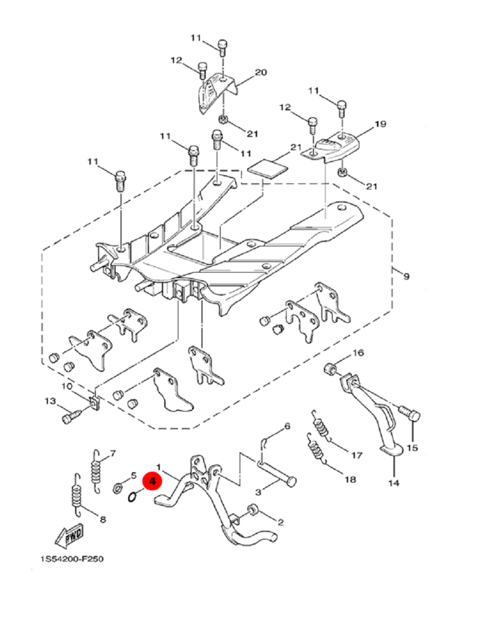 Кольцо резиновое Yamaha