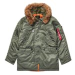 Парка Alpha Industries N-3B Slim Fit Sage Green (Зеленая)