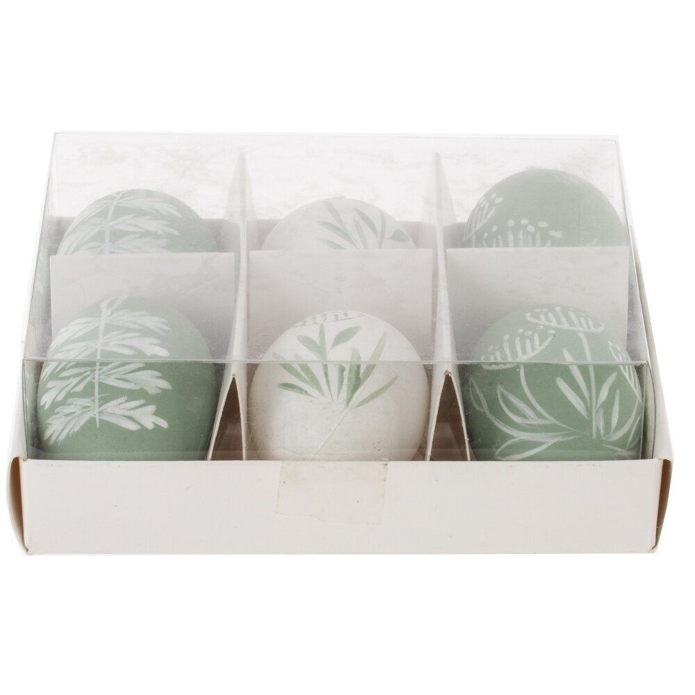 GAEM Набор из 6-ти изделий декоративных подвесных "Яйцо" (3,5*5,5), L15 W13 H5 см