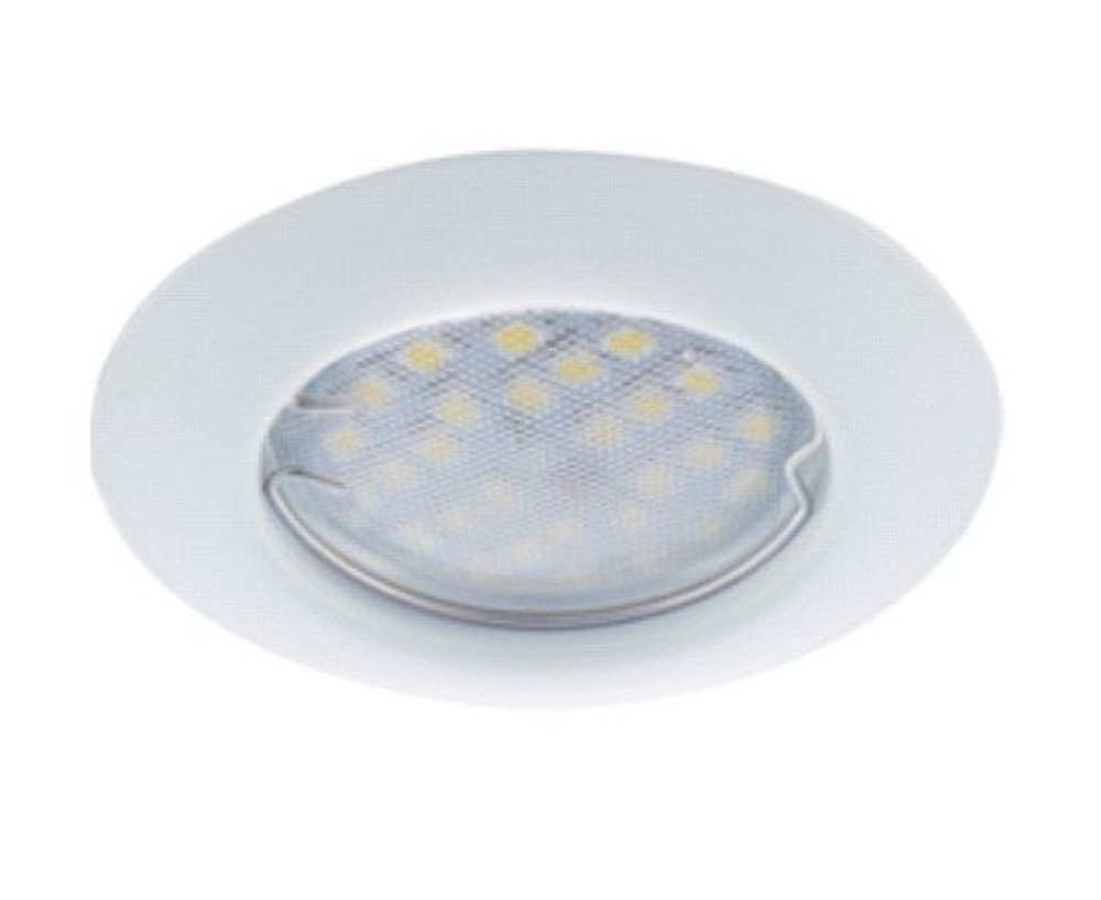 Ecola Light MR16 DL90 GU5.3 Светильник встр. плоский Белый 30x80 FW1611EFY, 5 шт