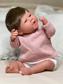 Кукла Реборн Marina and Pau 45cм Martina мягконабивная (M3130)