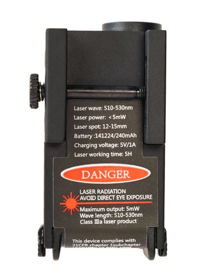 Фонарь подствольный пистолетный Skywoods Predator 300 люмен зеленый ЛЦУ